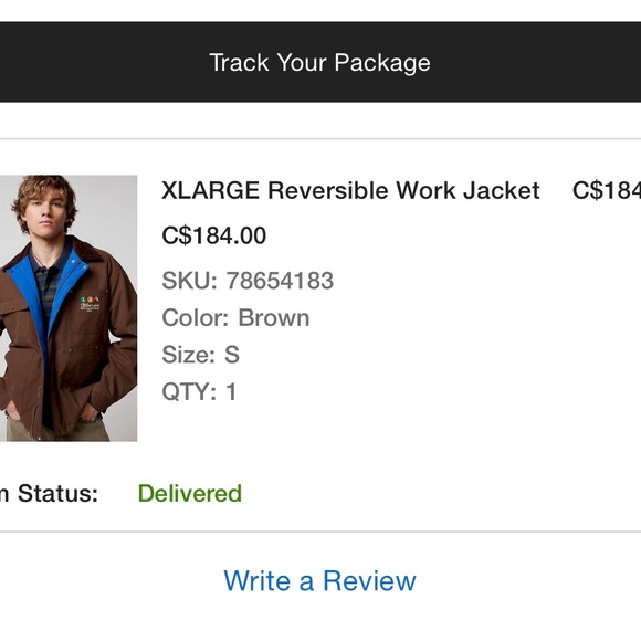 XLARGE Reversible Work Jacket Urban Outfitters UO Unisex Men’s - Picture 4 of 6